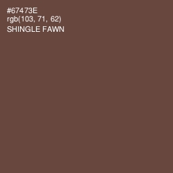 #67473E - Shingle Fawn Color Image